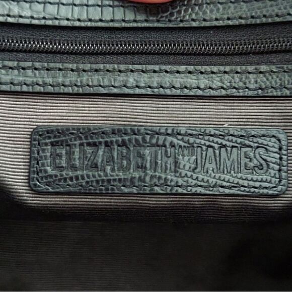 Elizabeth and James Black Lambskin Crossbody Bag NWOT Designer - Picture 9 of 10